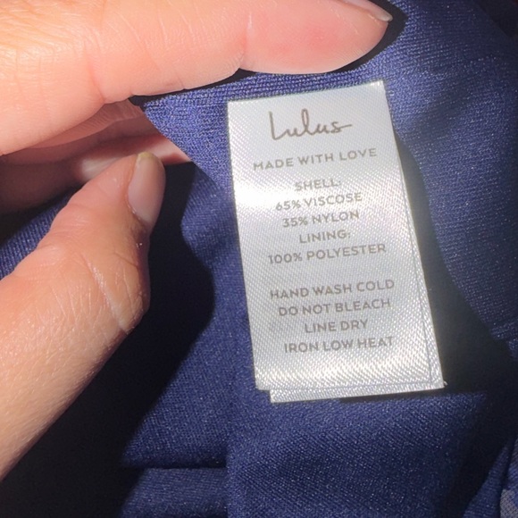 Lulus Simply Decadent Navy Floral Velvet Burnout Bustier Minu Dress size XL NWT - Picture 11 of 11